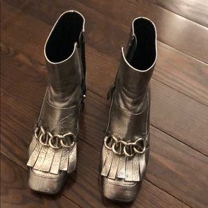 Silver Prada LIMITED EDITION BOOTS